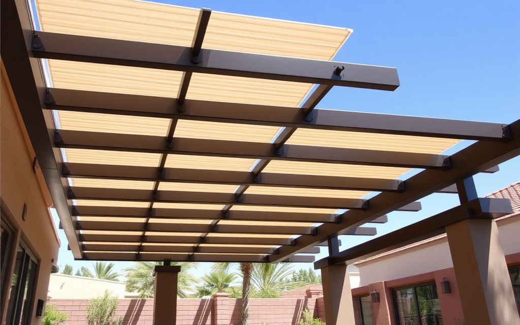 Louvered Pergolas in Arizona: How Adjustable & Motorized Roofs Actually Work